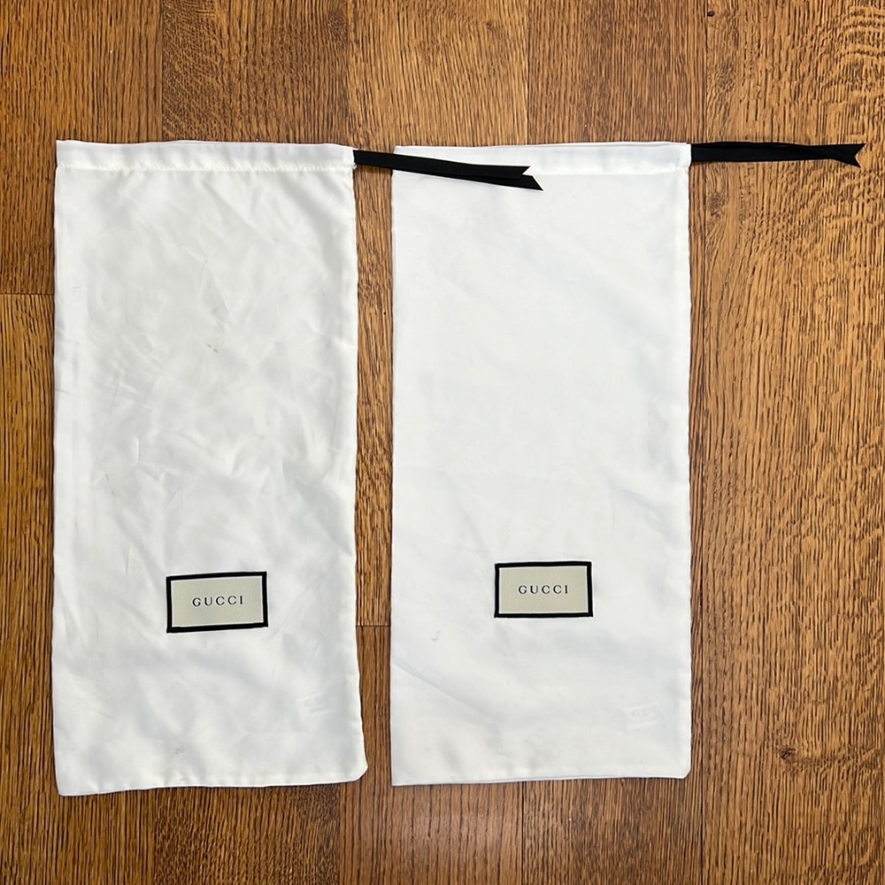 GUCCI SILKY SHOE DUST BAGS (2)